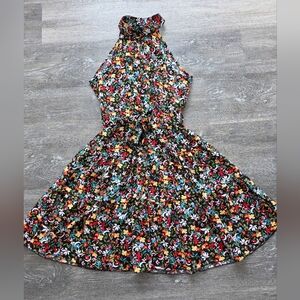 SHEIN Black/Floral Dress Sz. SMALL